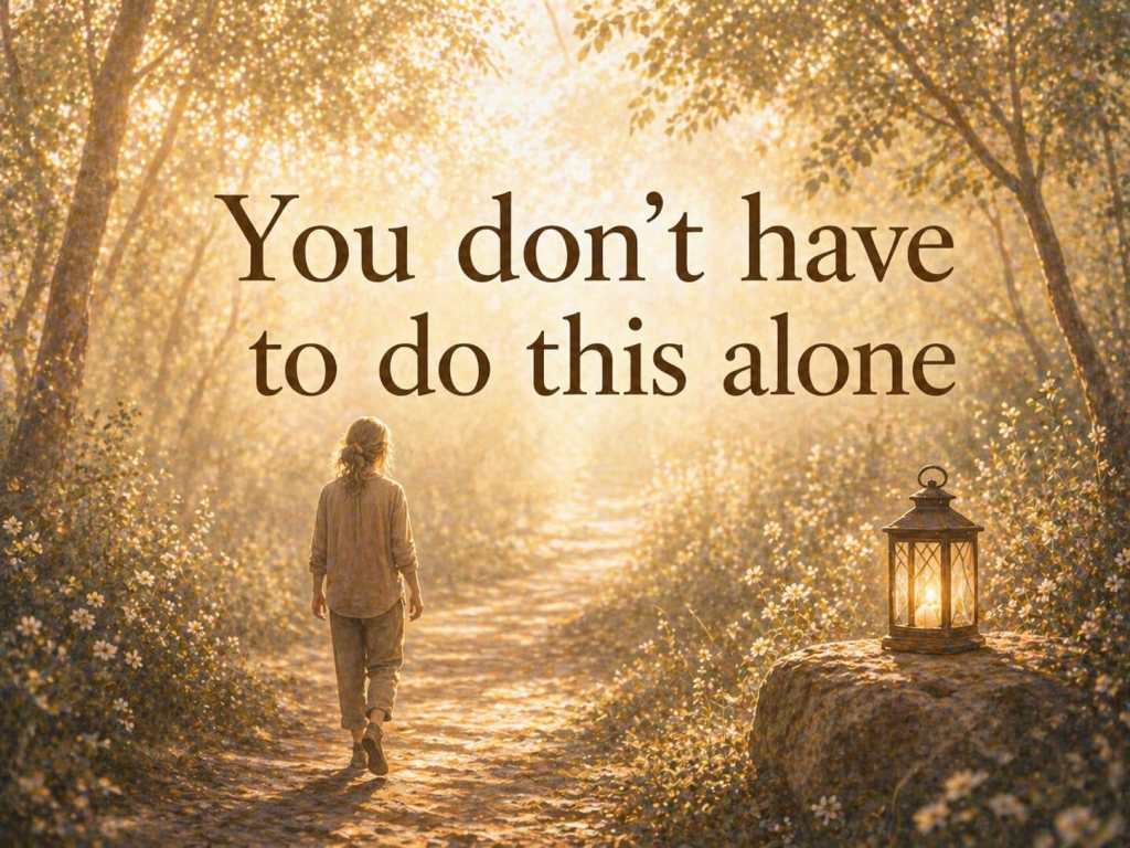 Illustration symbolising emotional support and healing through counselling